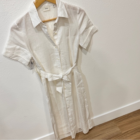 Aritzia Wilfred White Eleta Linen Maxi Dress - Picture 2 of 15